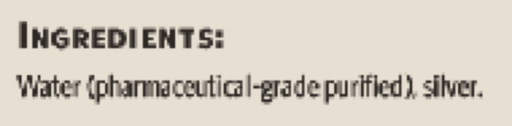 Bio-Active Silver Hydrosol Sinus Relief