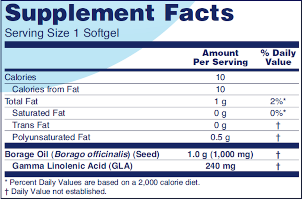 Borage / GLA 1000mg