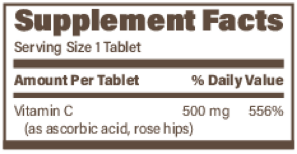 Sustained Release ENDUR-C® Vitamin C with Rose Hips 500mg