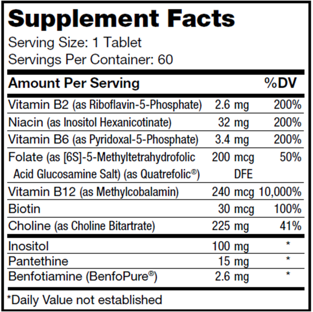 B-Complex, BioActive Timed Release