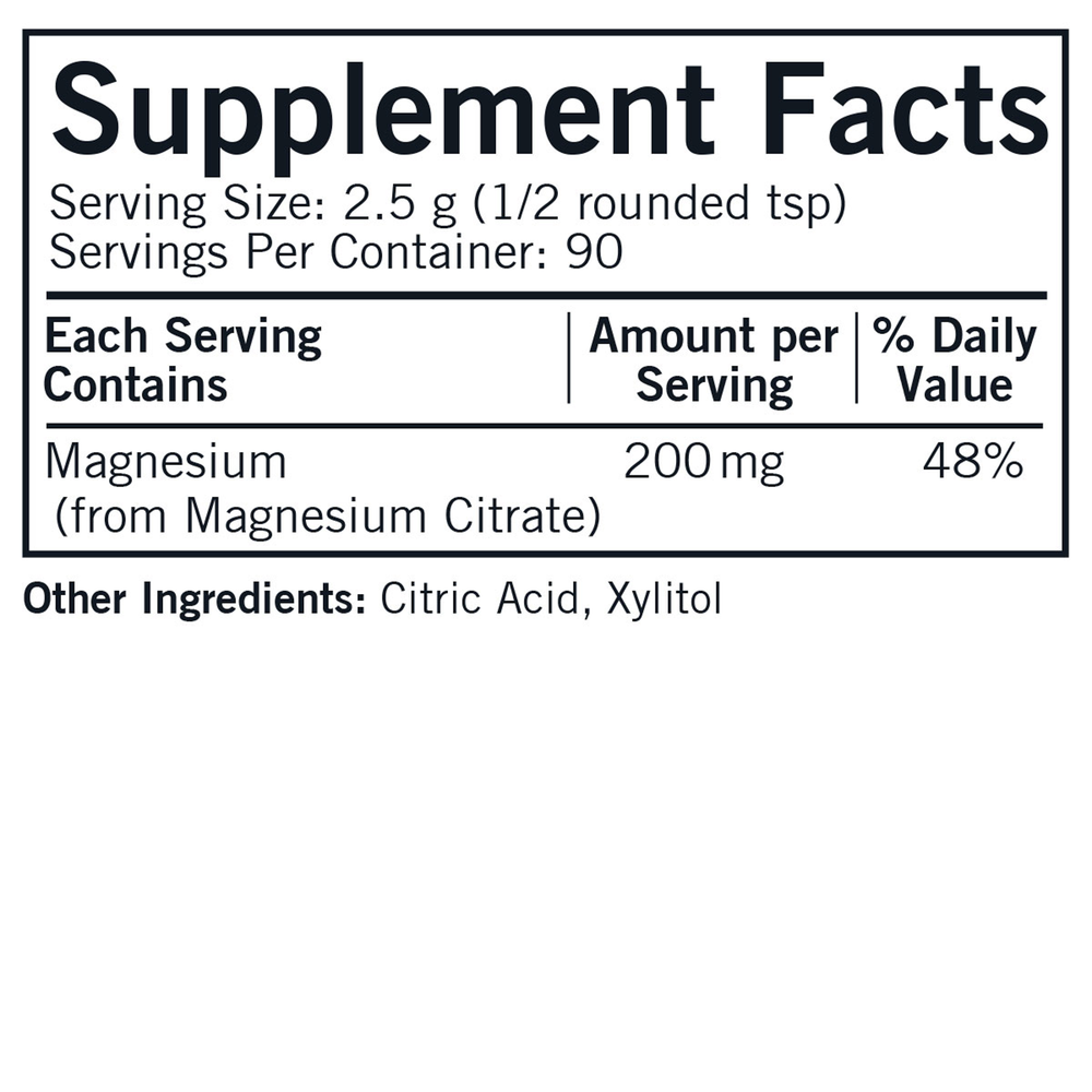 Magnesium Citrate Soluble Powder