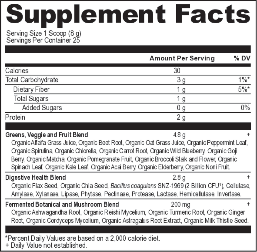 Organic SuperGreens Powder