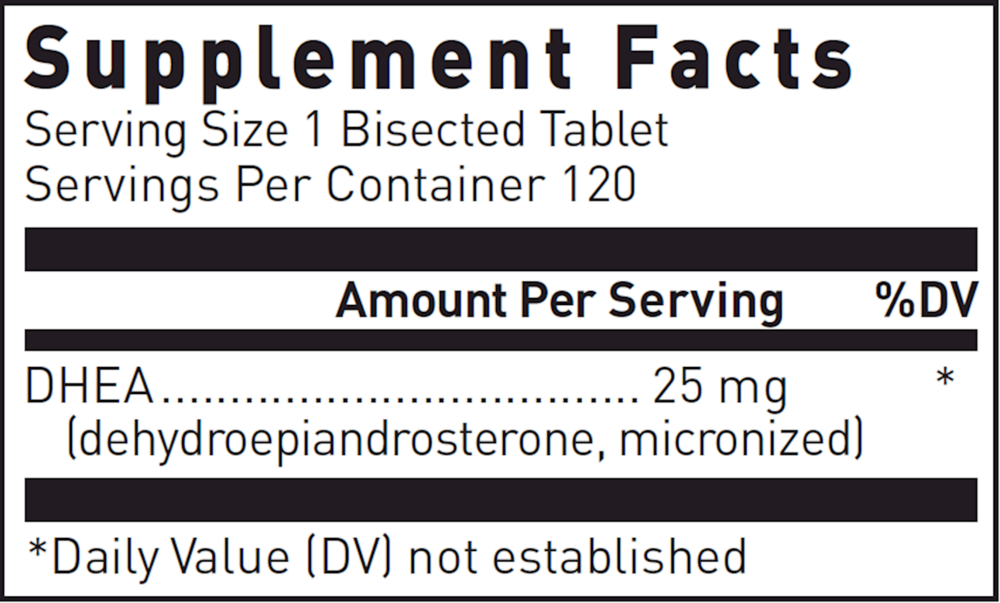DHEA 25mg (Dissolvable Tablet)