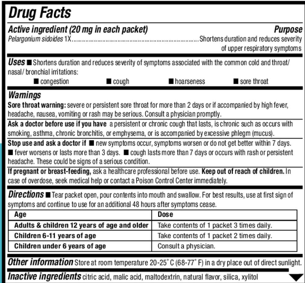 Umcka Coldcare Kids FastActives Cherry