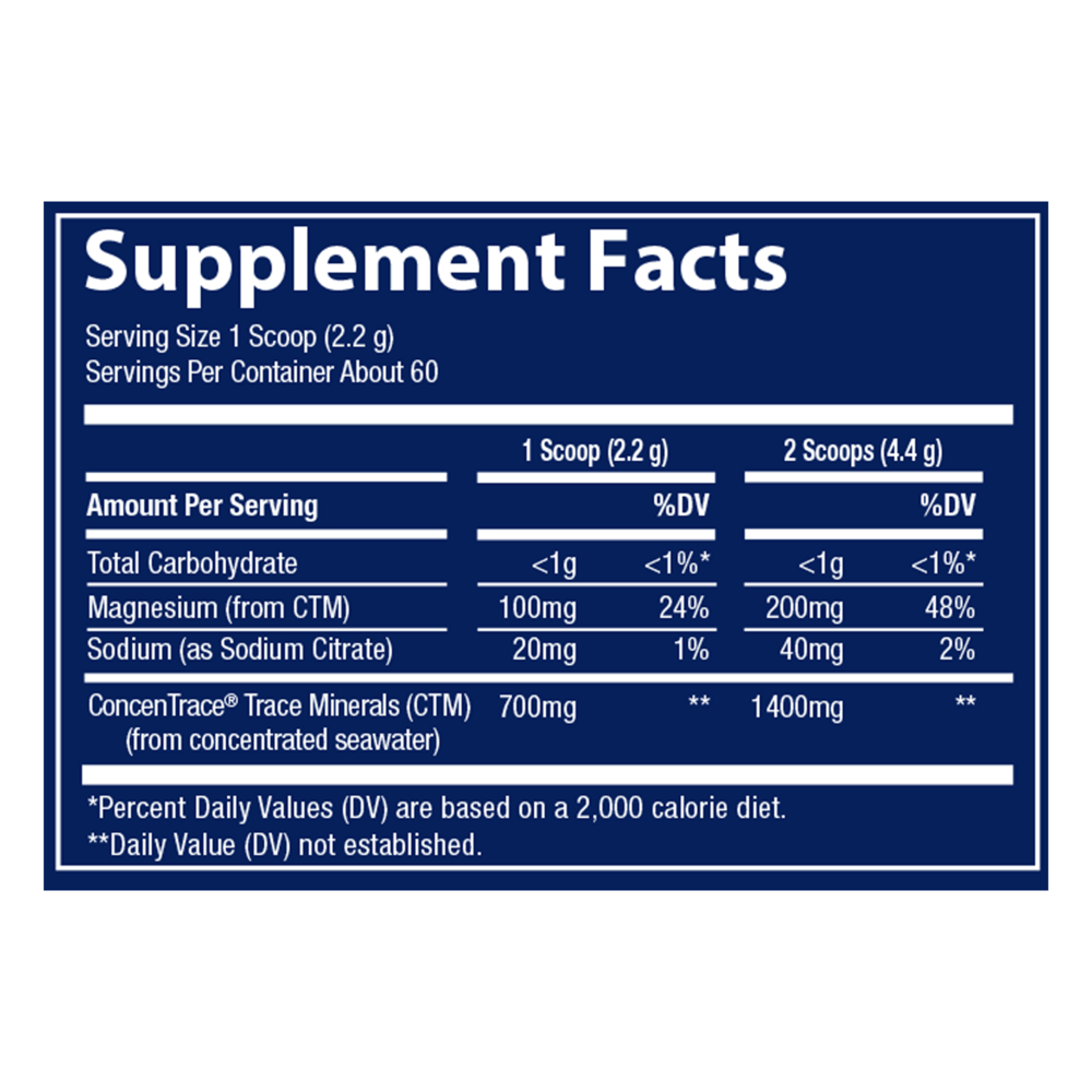 ConcenTrace Daily Mineral Powder - Blue Raspberry