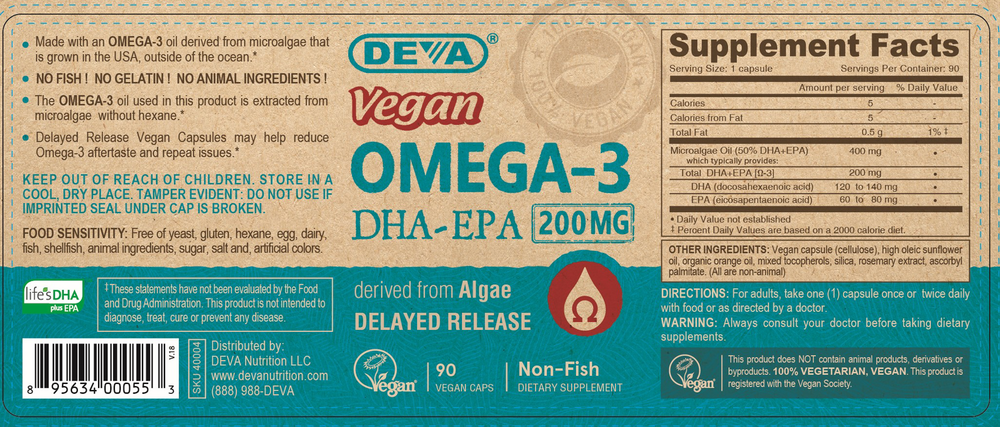 Vegan DHA-EPA (Delayed Release)