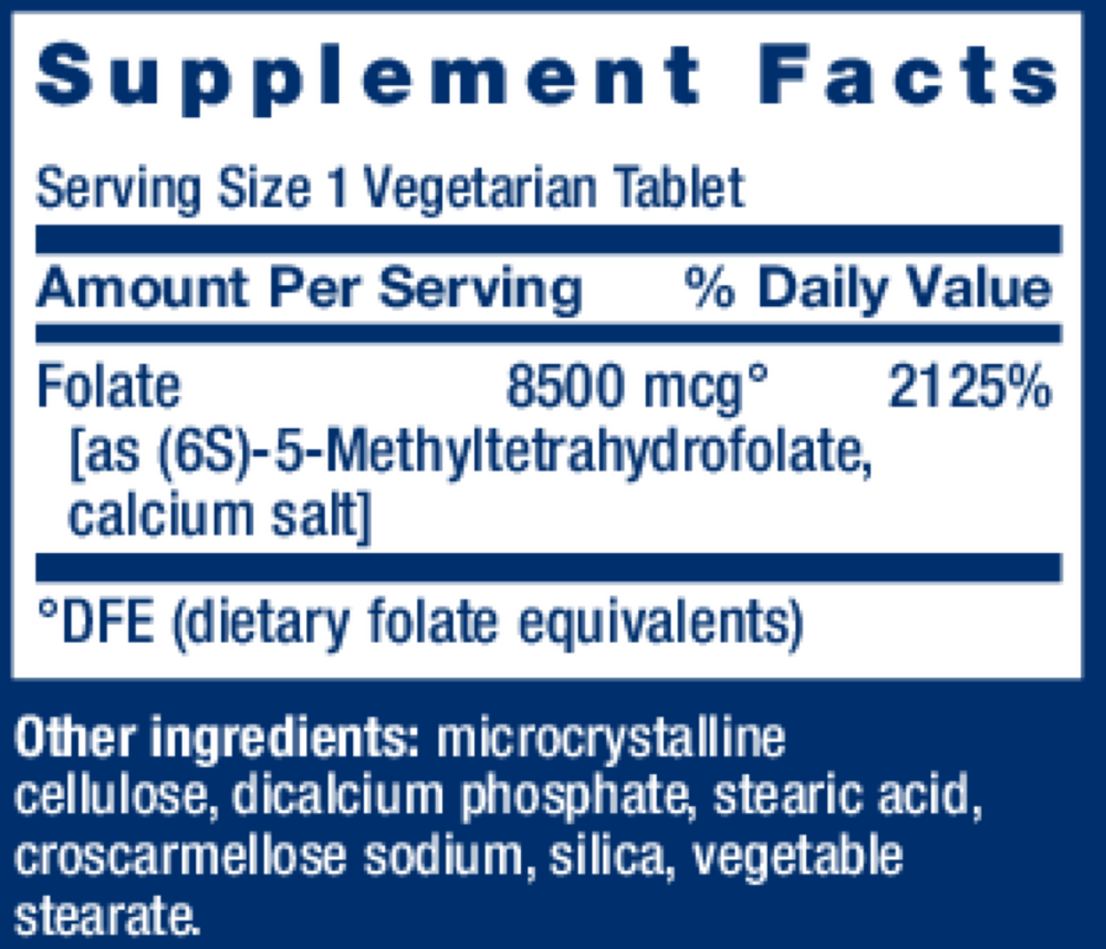 High Potency Optimized Folate 8500mcg