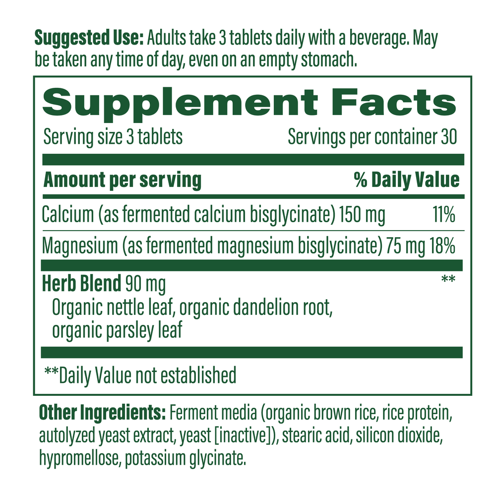 Calcium & Magnesium
