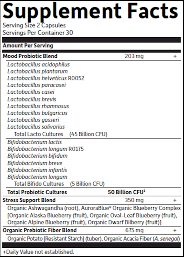 Dr. Formulated PROBIOTICS Mood+