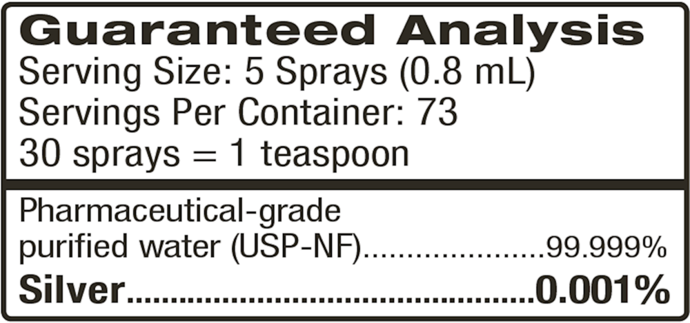 Bio-Active Silver Hydrosol Immune Pets Fine Mist Spray