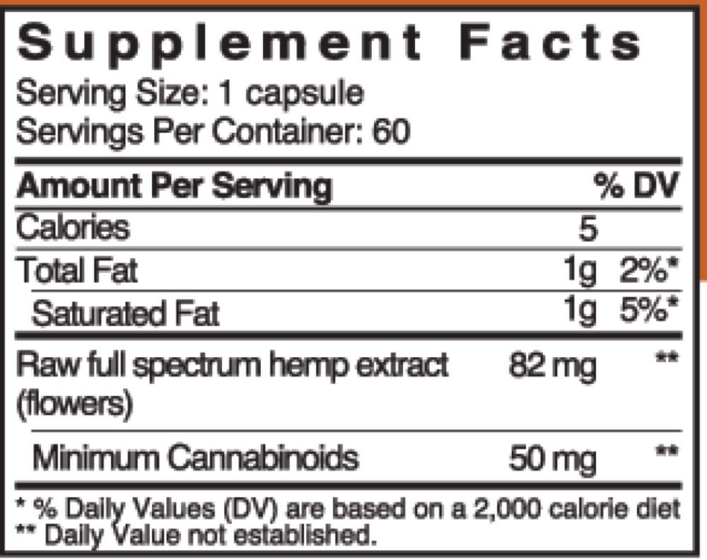 ECS Care® Raw 50 Hemp