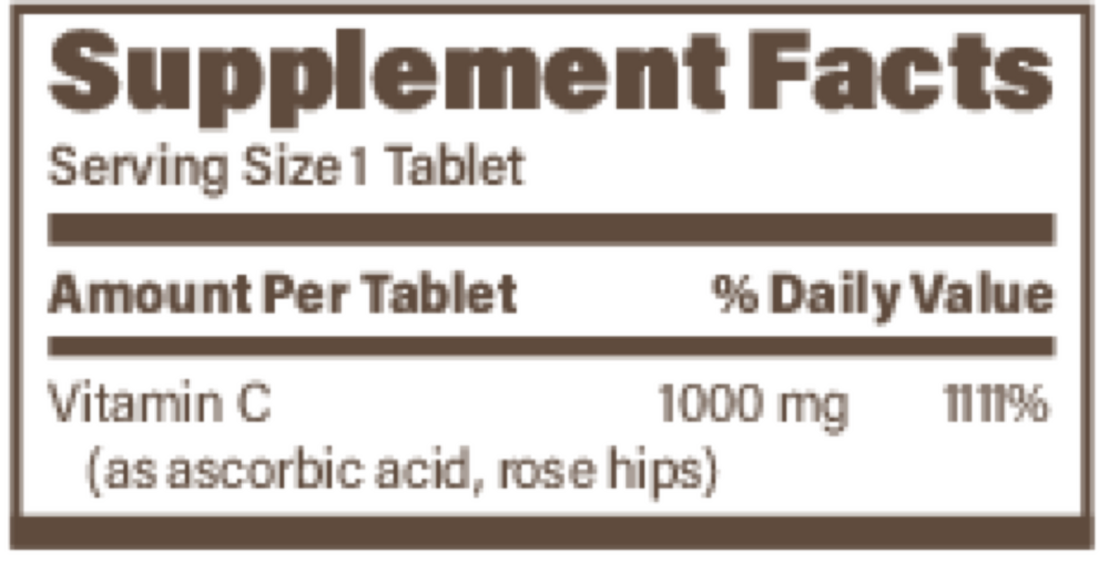 Sustained Release ENDUR-C® Vitamin C with Rose Hips 1000mg