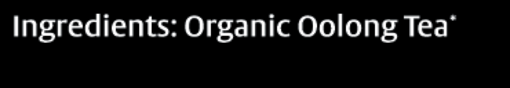 Oolong Tea Organic
