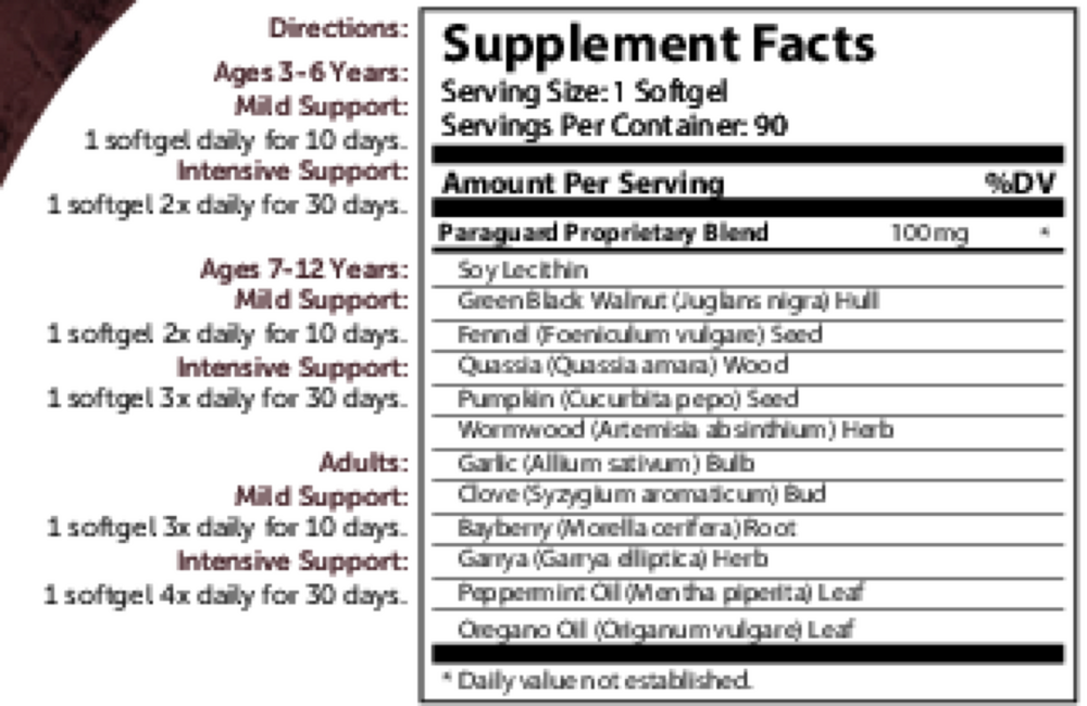 ParaGuard Softgels