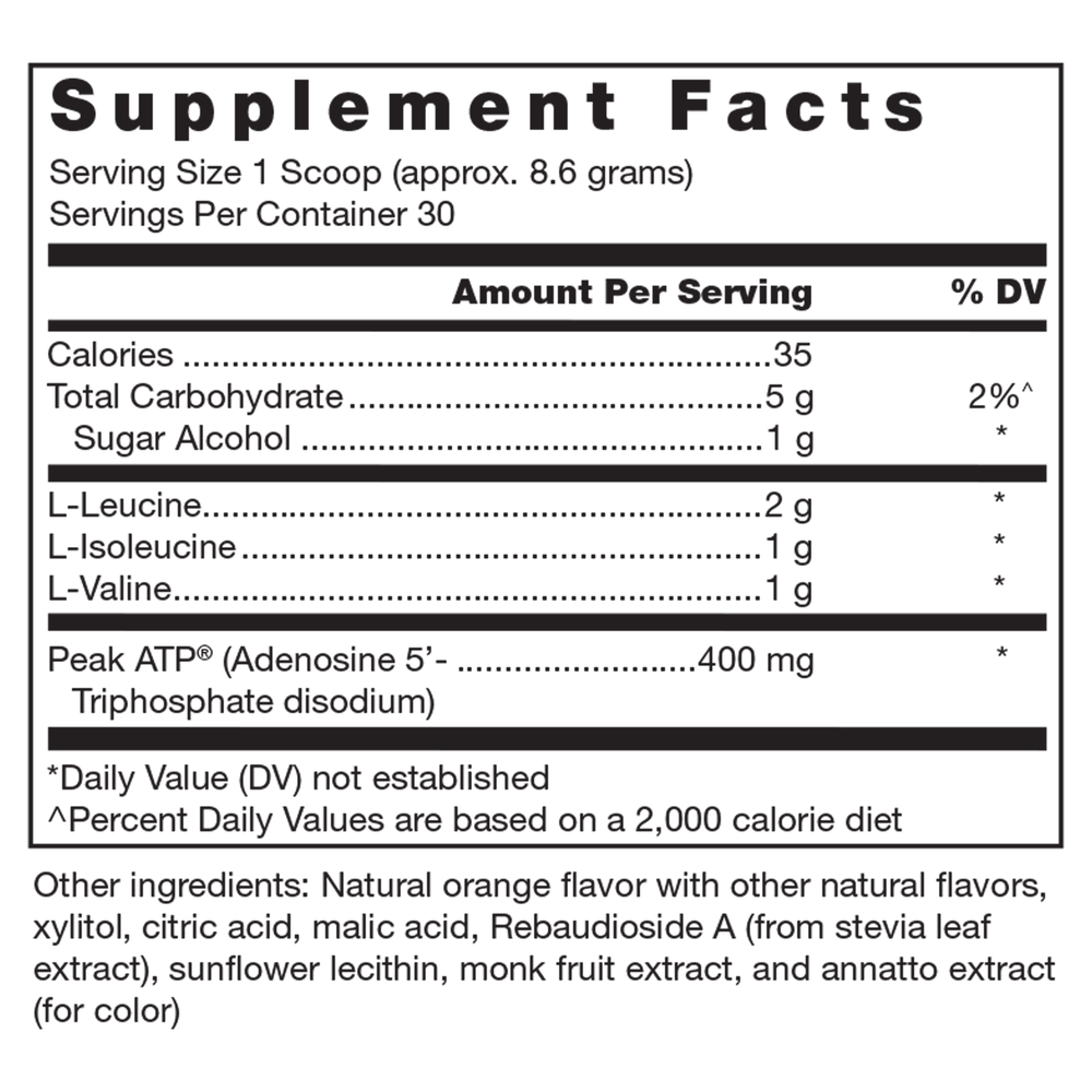 Klean BCAA + PEAK ATP (California Only)