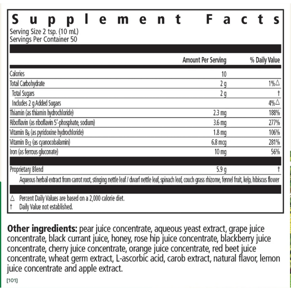 Floradix® Iron + Herbs Liquid Iron and Vitamin