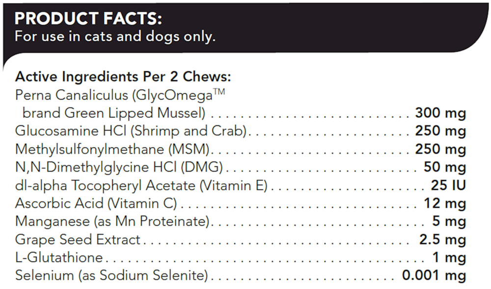 Glyco-Flex III Mini Bite-Sized Chews