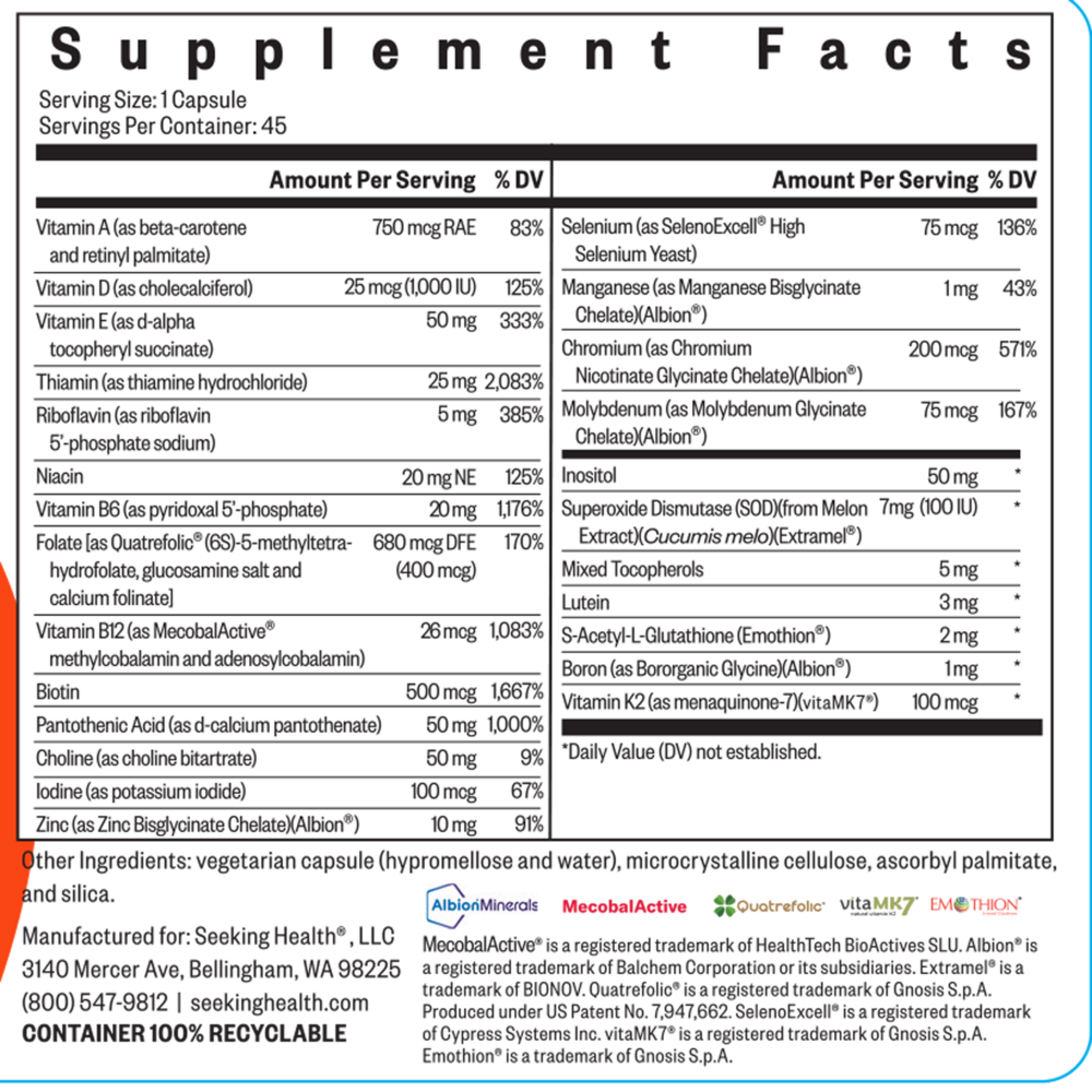 Multivitamin One
