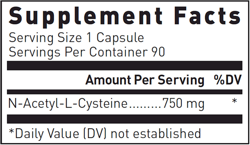N-Acetyl-L-Cysteine 900 mg 90c