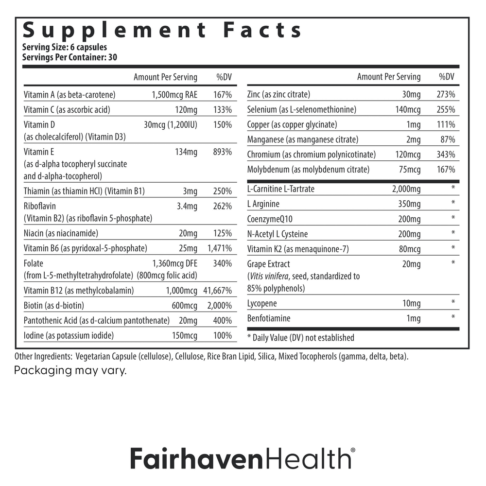 FH PRO® Fertility Multivitamin for Men