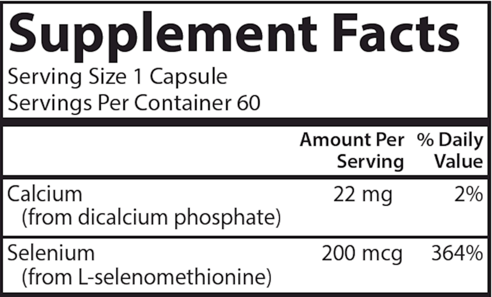 Selenium 200mcg