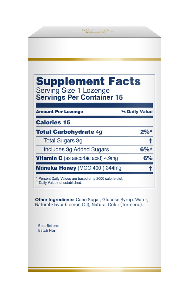 Manuka Honey & Lemon