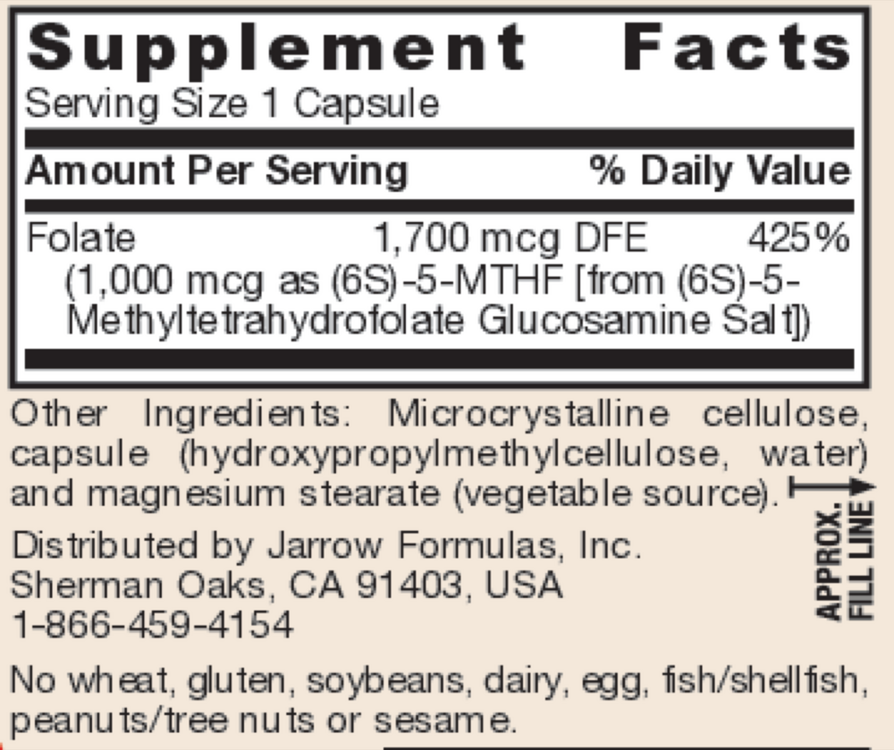 Methyl Folate 1000mcg