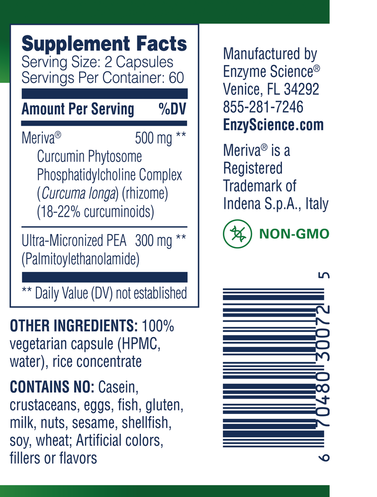 (PEA)+ With Meriva® Curcumin