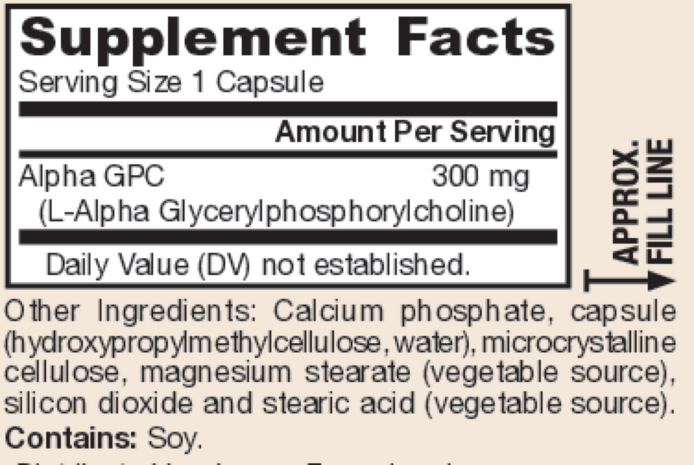 Alpha GPC 300mg