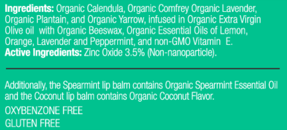 3 Pack Lip Balm - Coconut SPF 15, Spearm