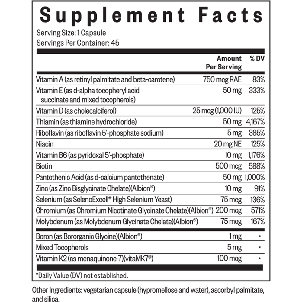 Multivitamin Sensitive