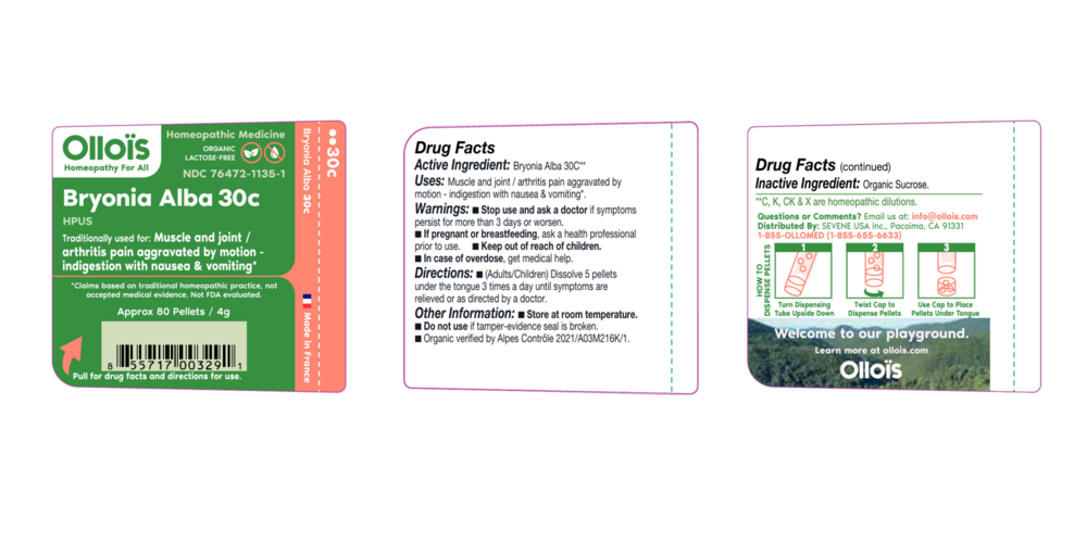 Olloïs Bryonia 30C Pellets, 80ct - Organ