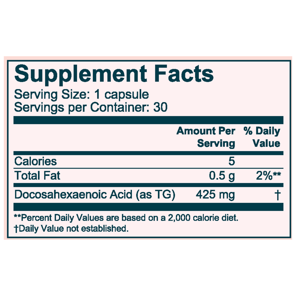 Advanced Nutrition Omega 3 DHA