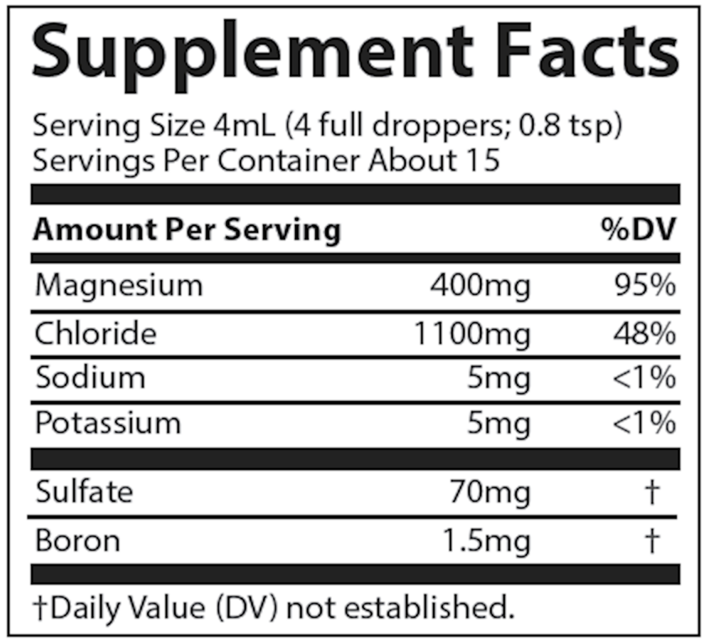 Liquid Ionic Magnesium 400mg