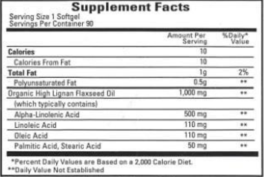 FlaxSeed Oil 1000mg
