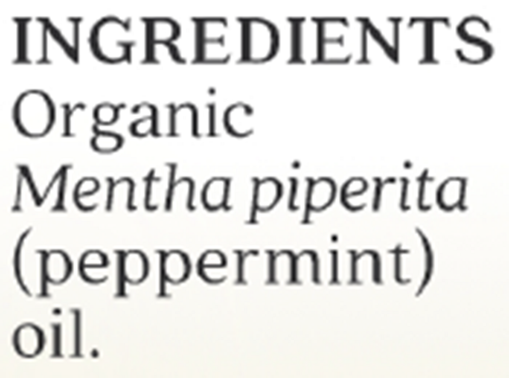 Peppermint Organic Essential Oil