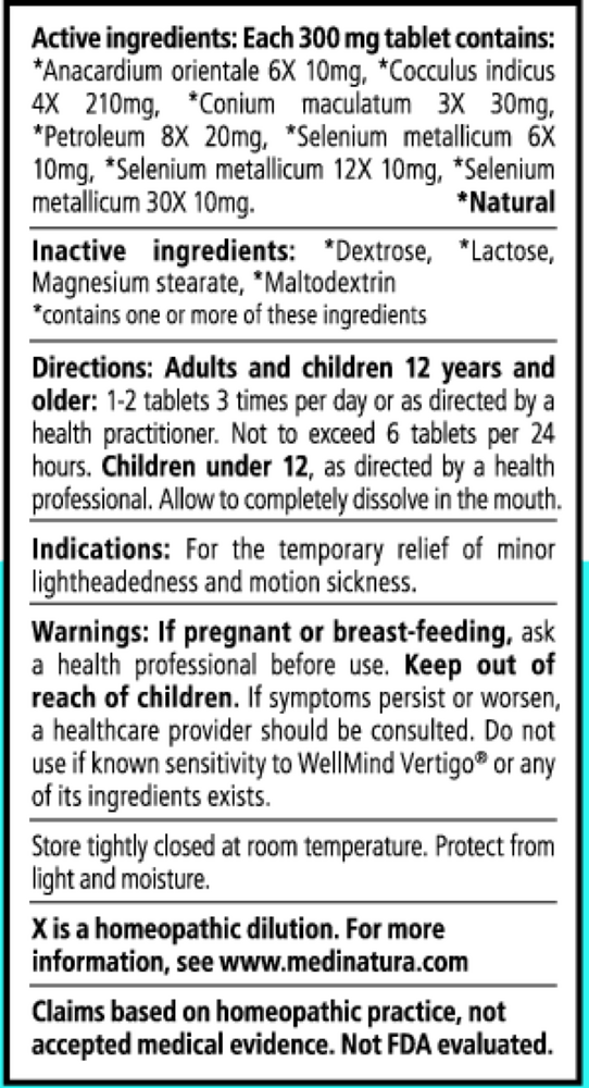 WellMind Vertigo Tablets