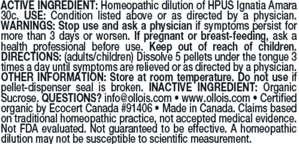 Olloïs Ignatia Amara 30c Pellets, 80ct -