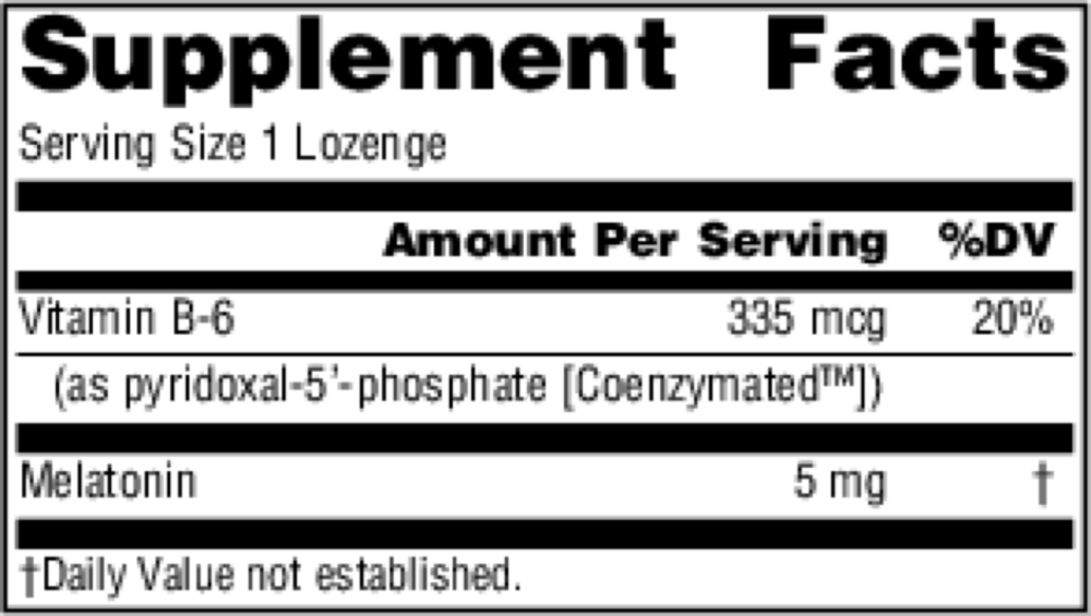 Melatonin 5mg Peppermint Lozenges