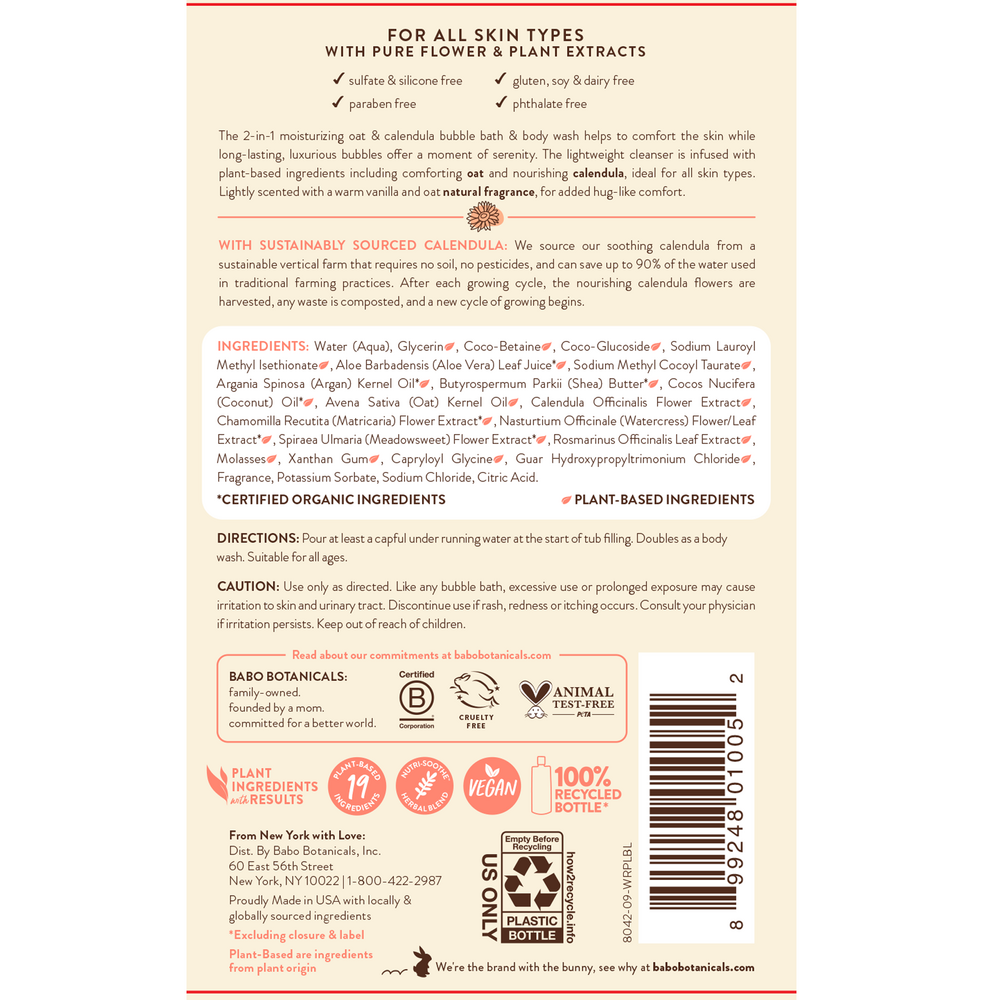 Moisturizing Bubble and Wash