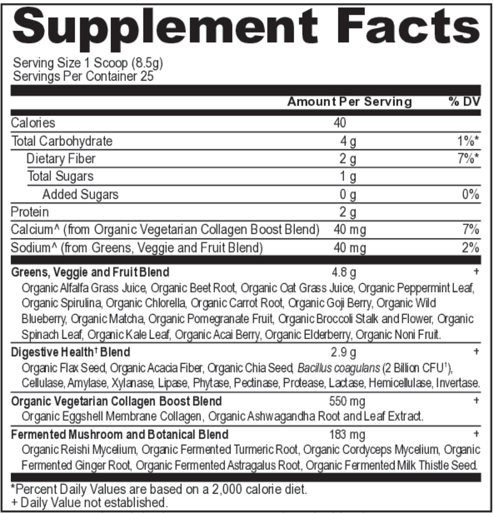 Organic SuperGreens + Collagen