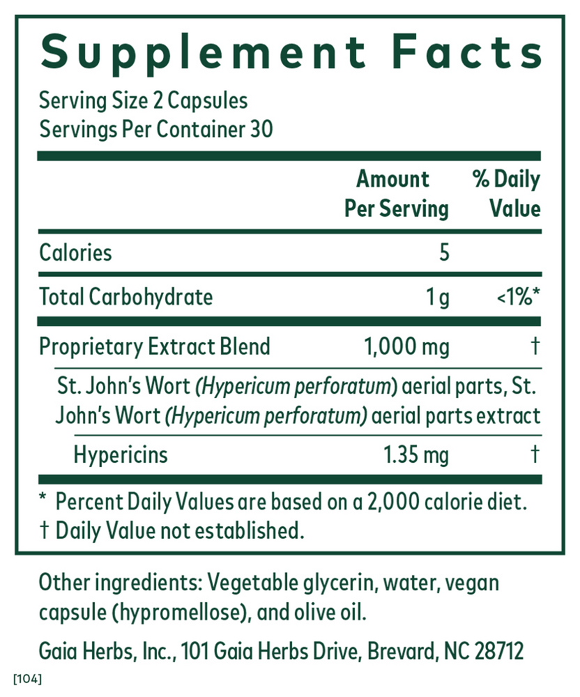 St. Johns Wort Capsules
