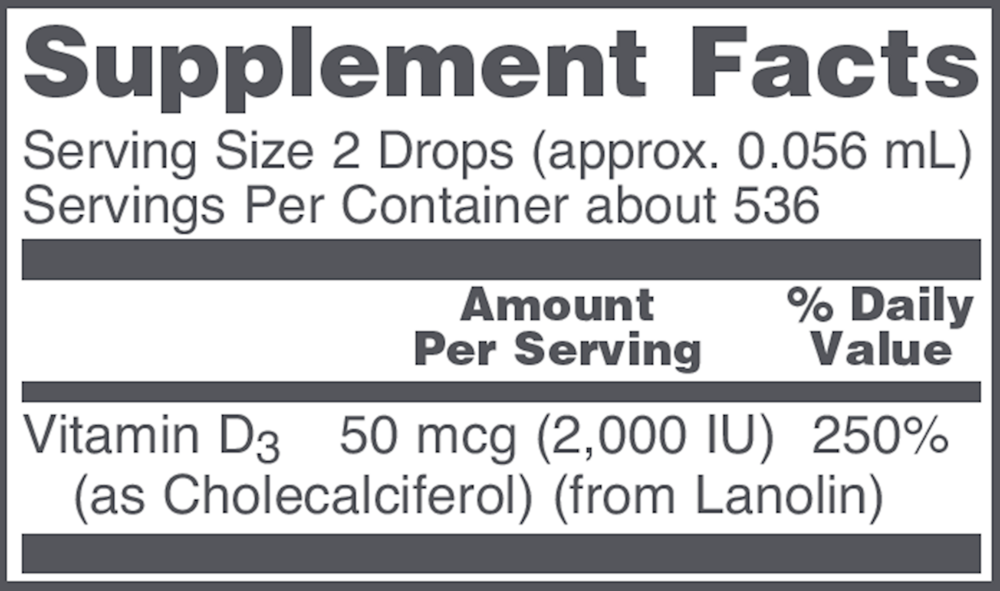 Vitamin D3 2,000IU