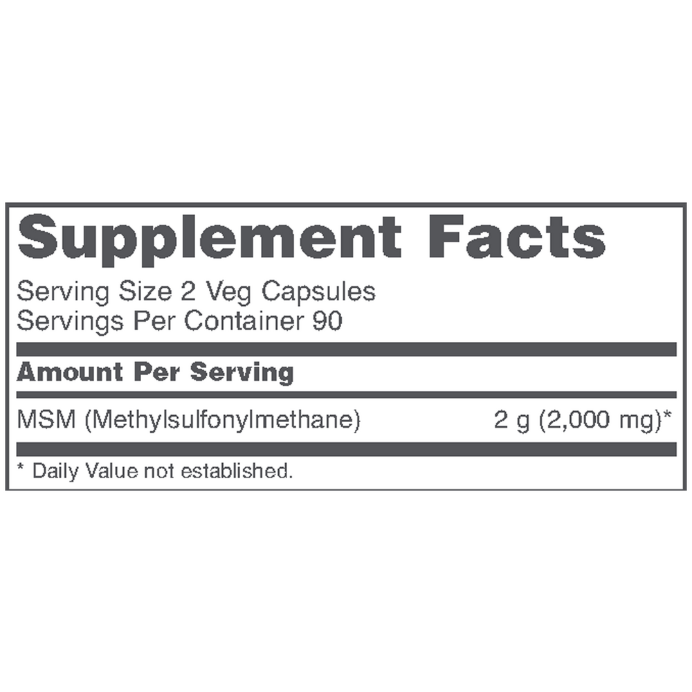 MSM Bio-Available Sulfur