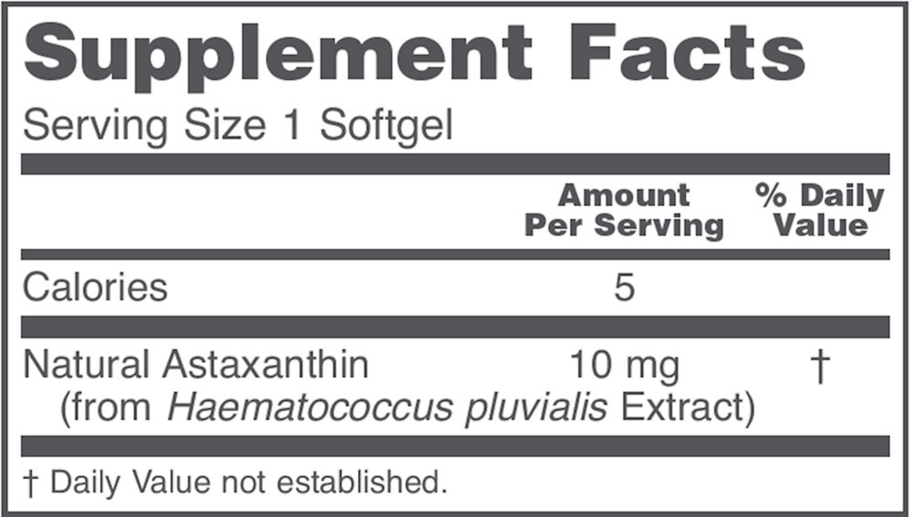 Astaxanthin 10mg