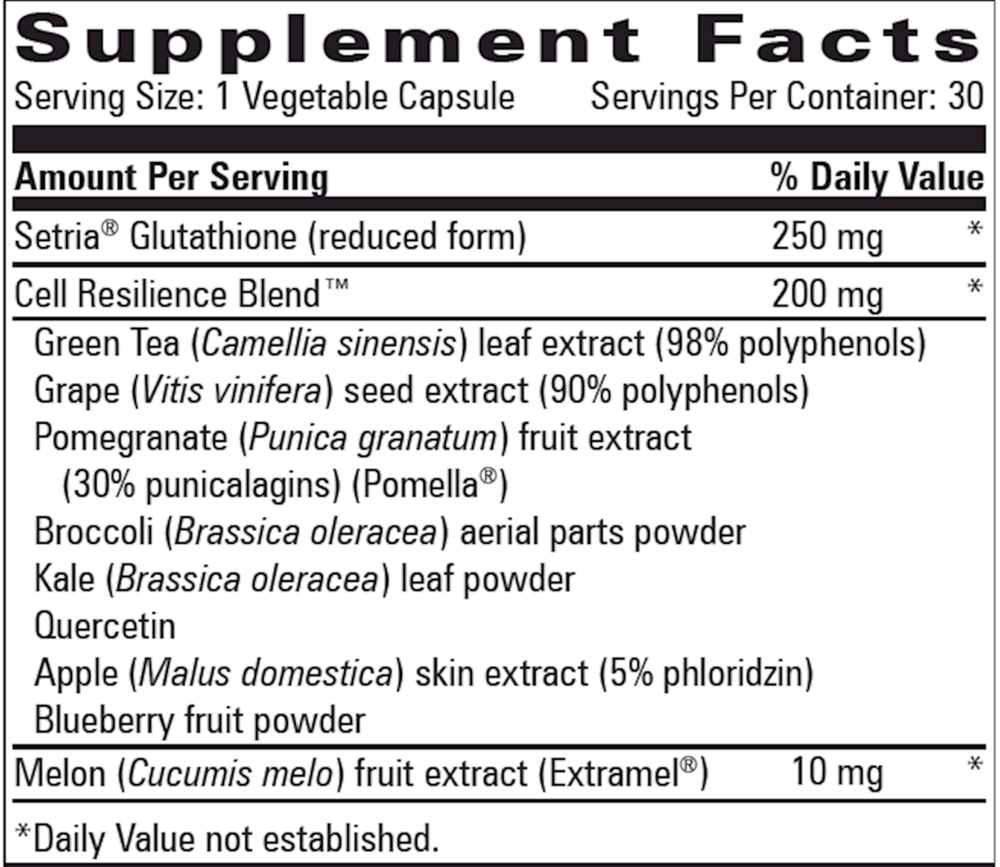 Antioxidant Resilience