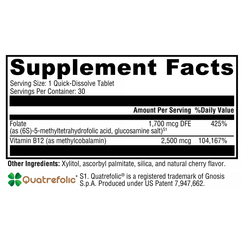 5-MTHF Plus B12 - Cherry