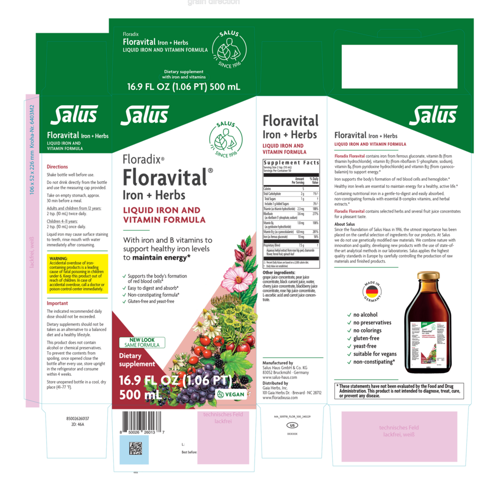 Floravital Iron & Herbs Yeast-Free