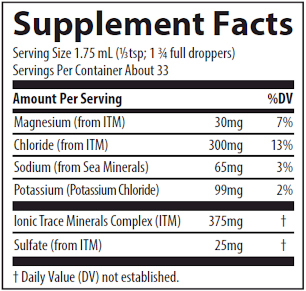 Liquid Ionic Potassium 99mg