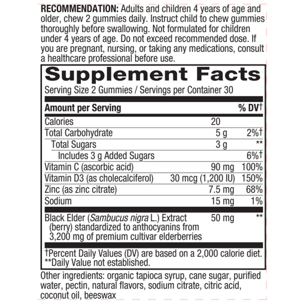 Sambucus Gummies